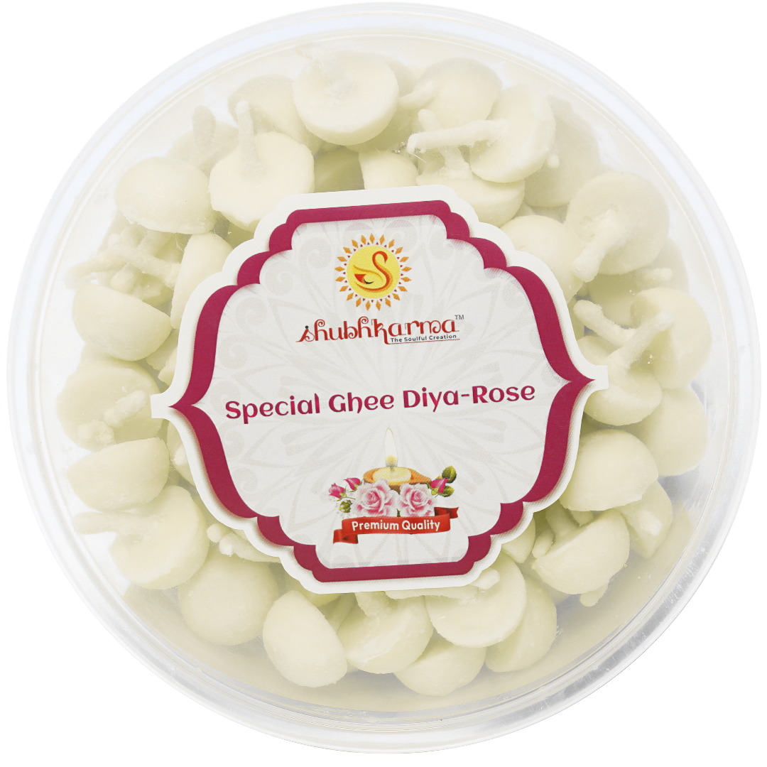 Special Ghee Diya Natural Rose Fragrance